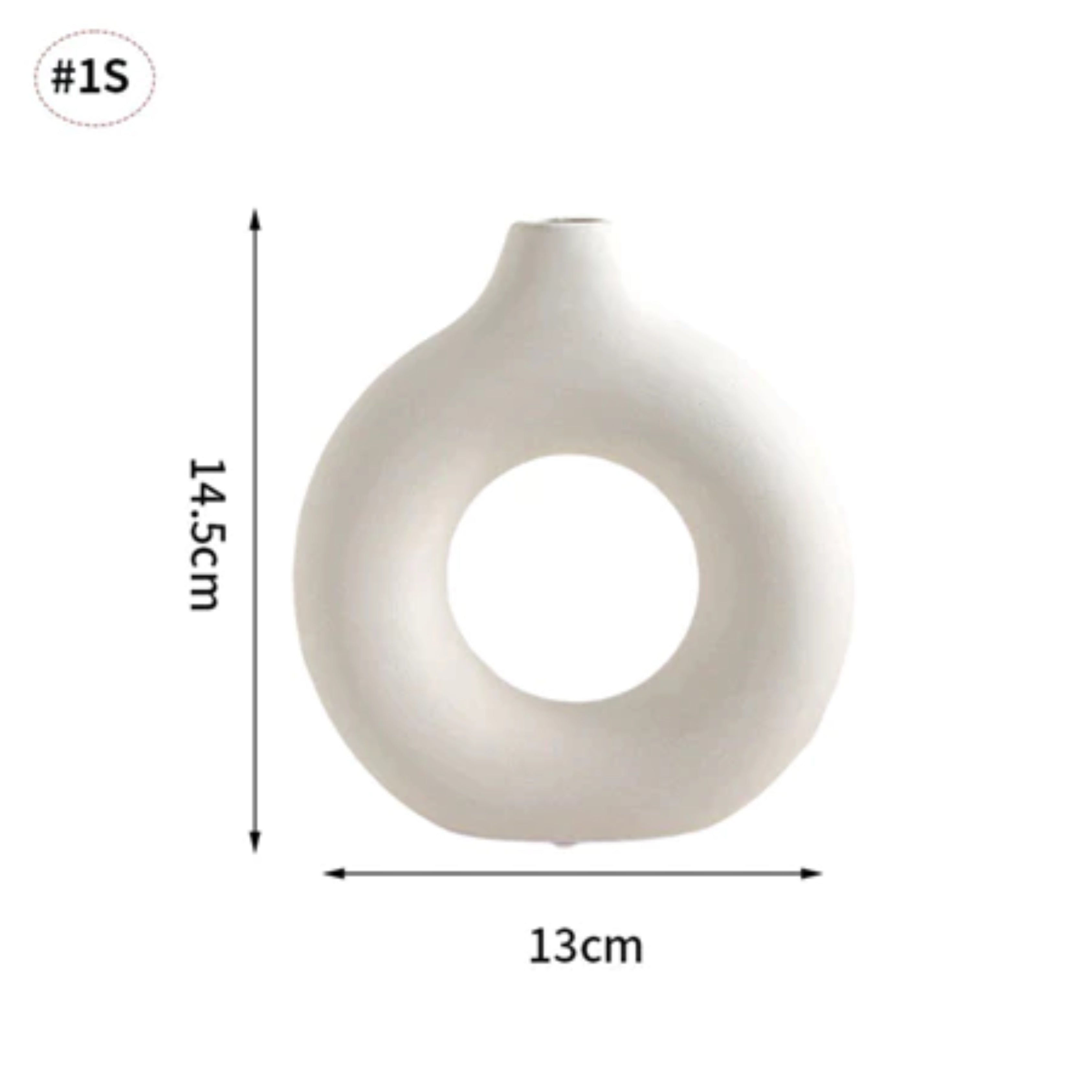 Modern Nordic Plastic Flower Vase Minimalist Home Decor for Dried Flowers