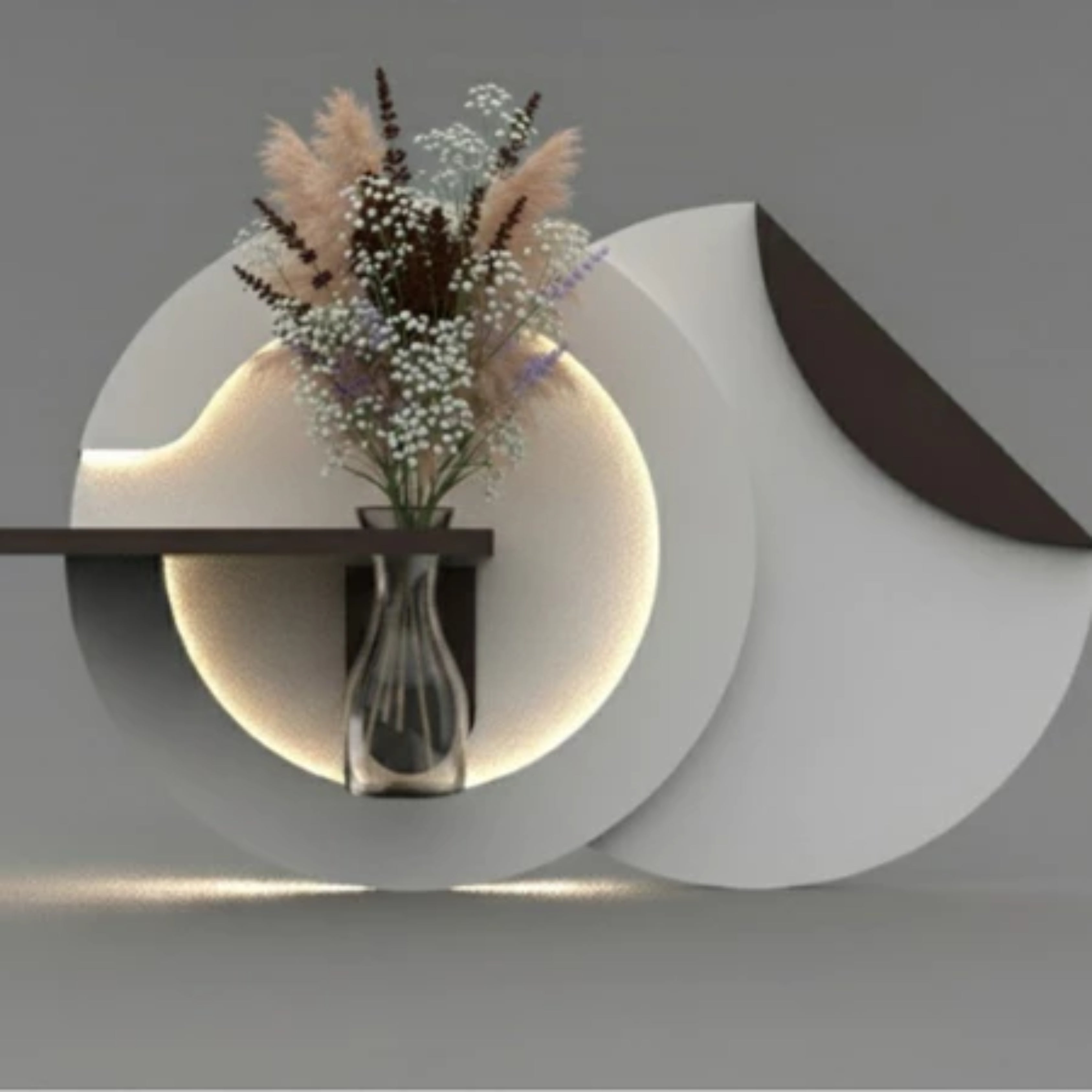 Dezayn LED Flower Frame LF-01 – Wall Light Decoration & Flower Rack Lamp