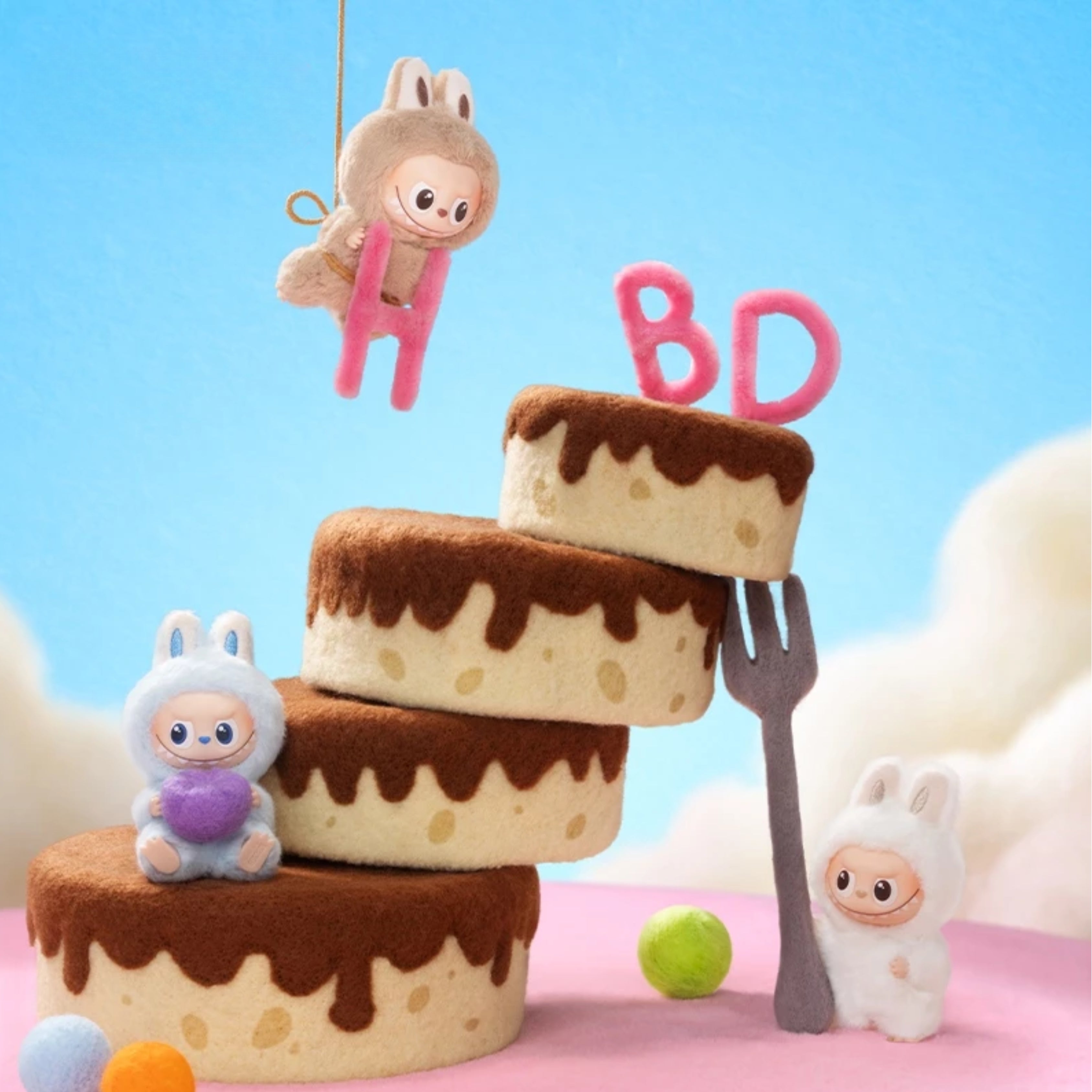 POP MART THE MONSTER “Pin for Love” Series – Vinyl Plush Pendant Blind Box (A–M)