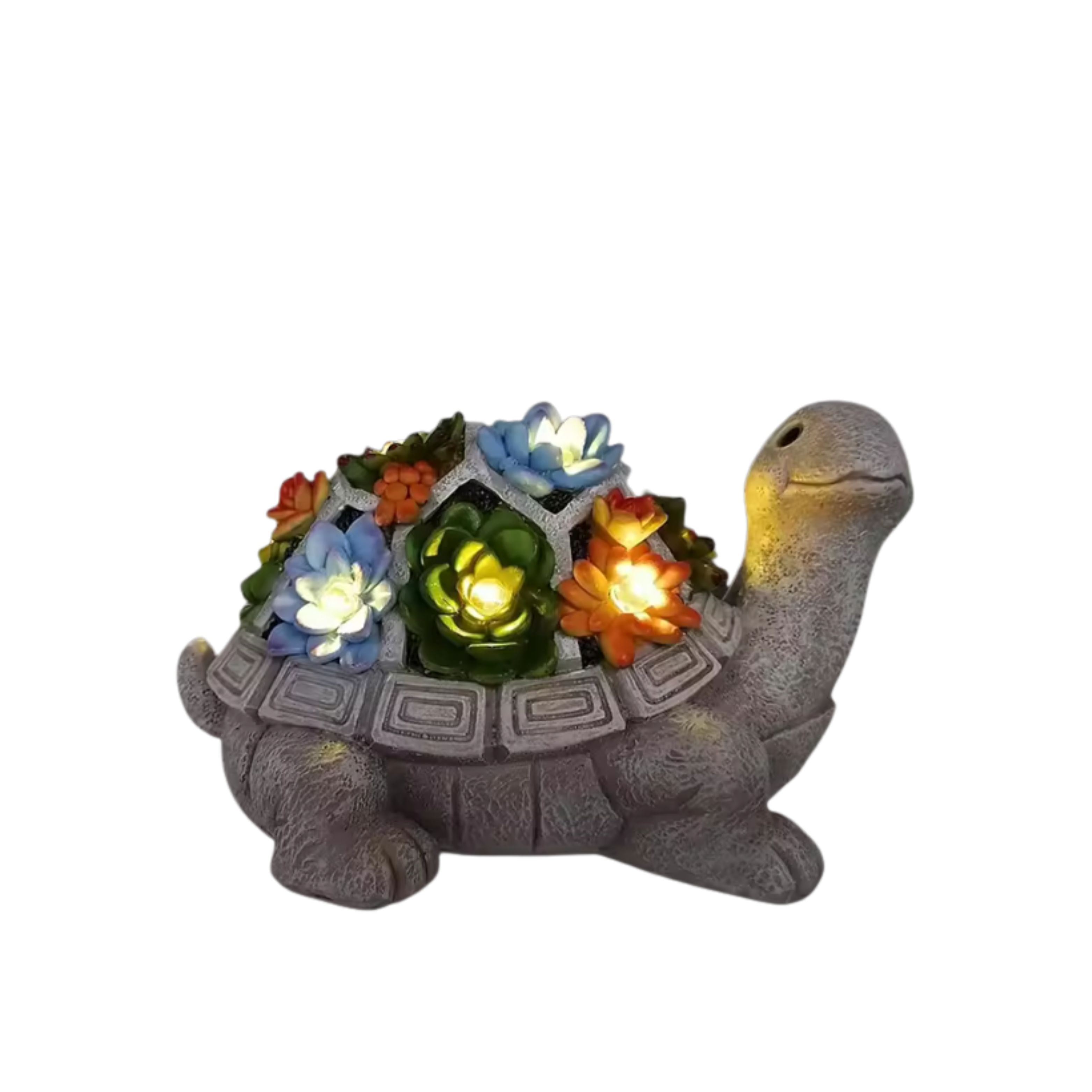 Solar Garden Outdoor Statue Turtle Lawn Decor