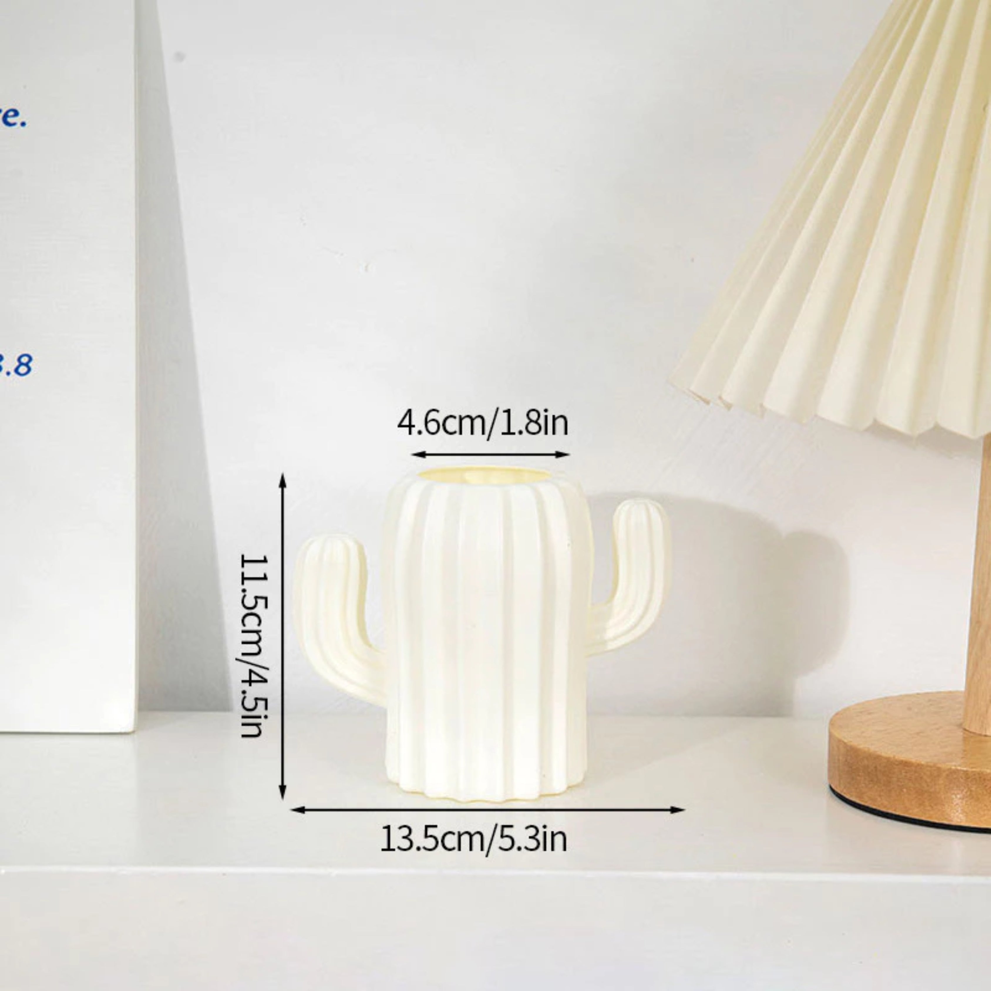 Modern Nordic Plastic Flower Vase Minimalist Home Decor for Dried Flowers