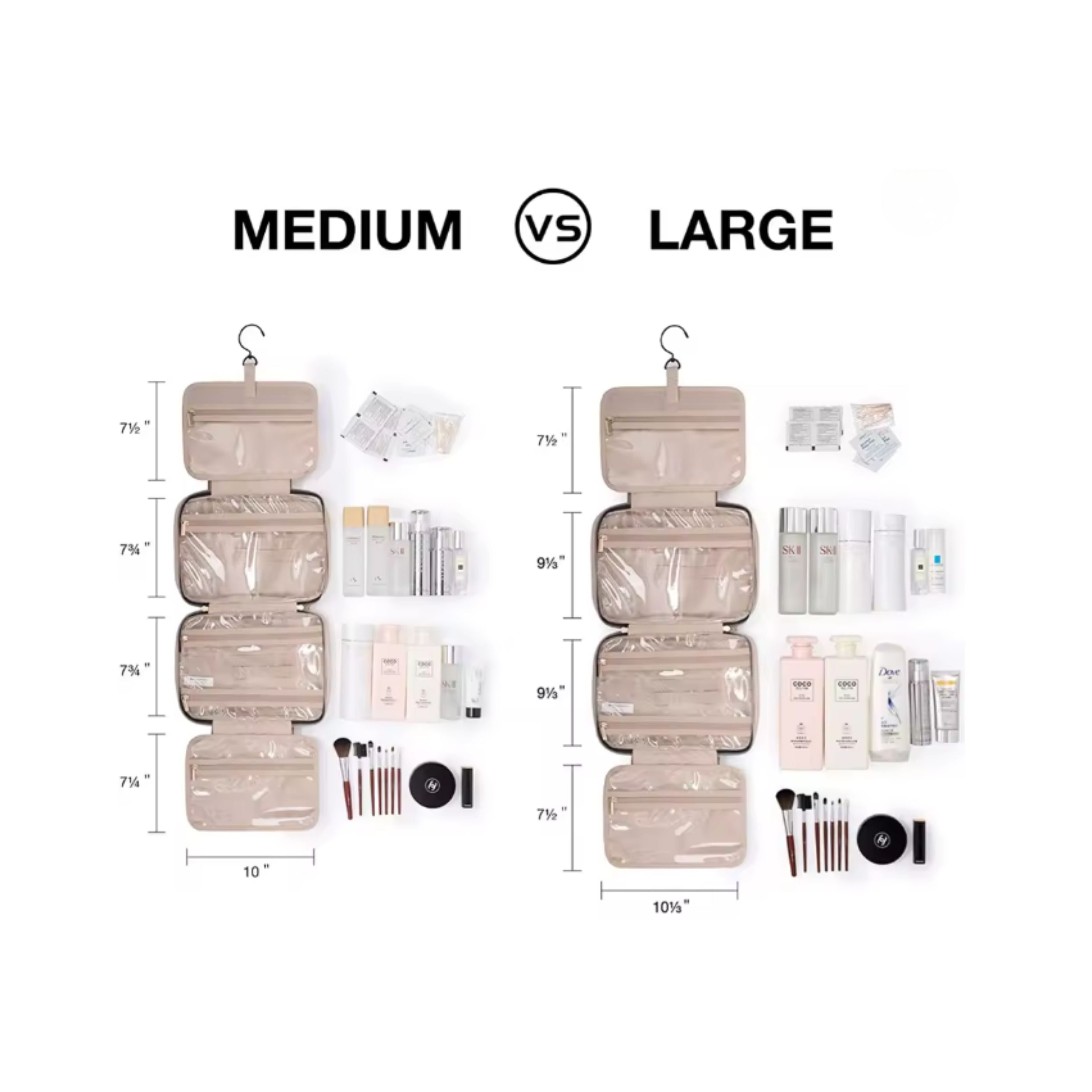 BAGSMART Space Saver Toiletry Bag (Hanging)