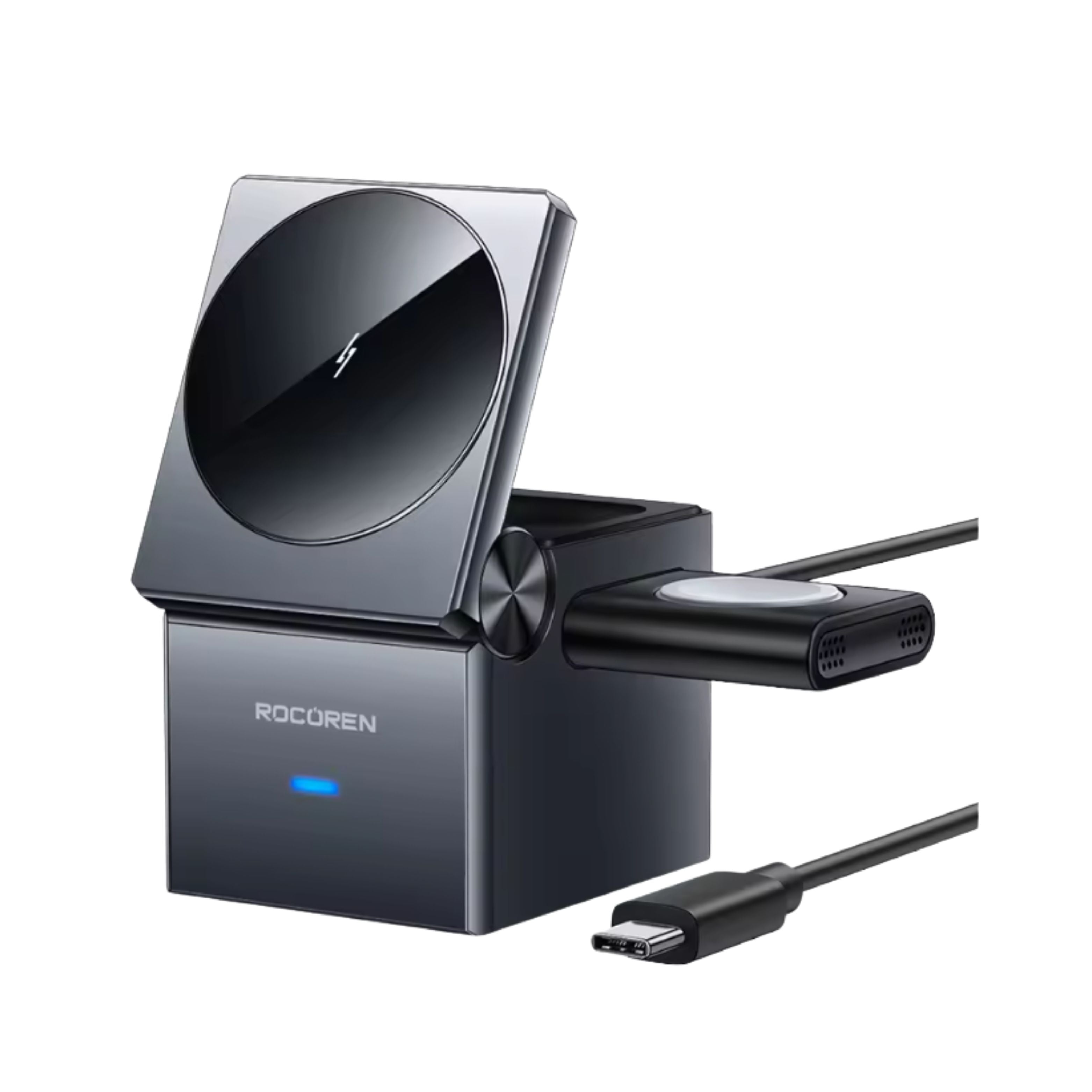 Rocoren 3‑in‑1 Wireless Charger Stand