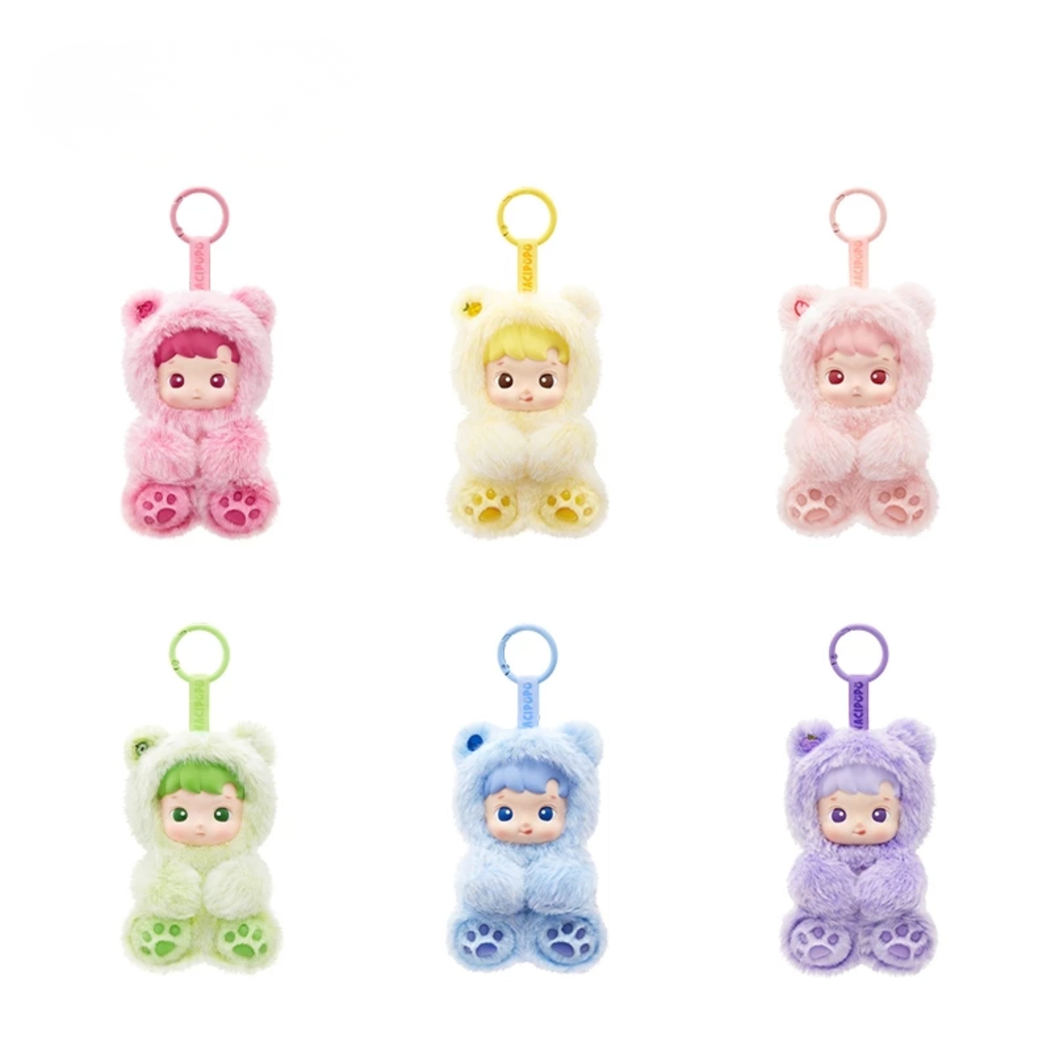 POP MART HACIPUPU “Gummy Bear” Series – Vinyl Plush Pendant Blind Box