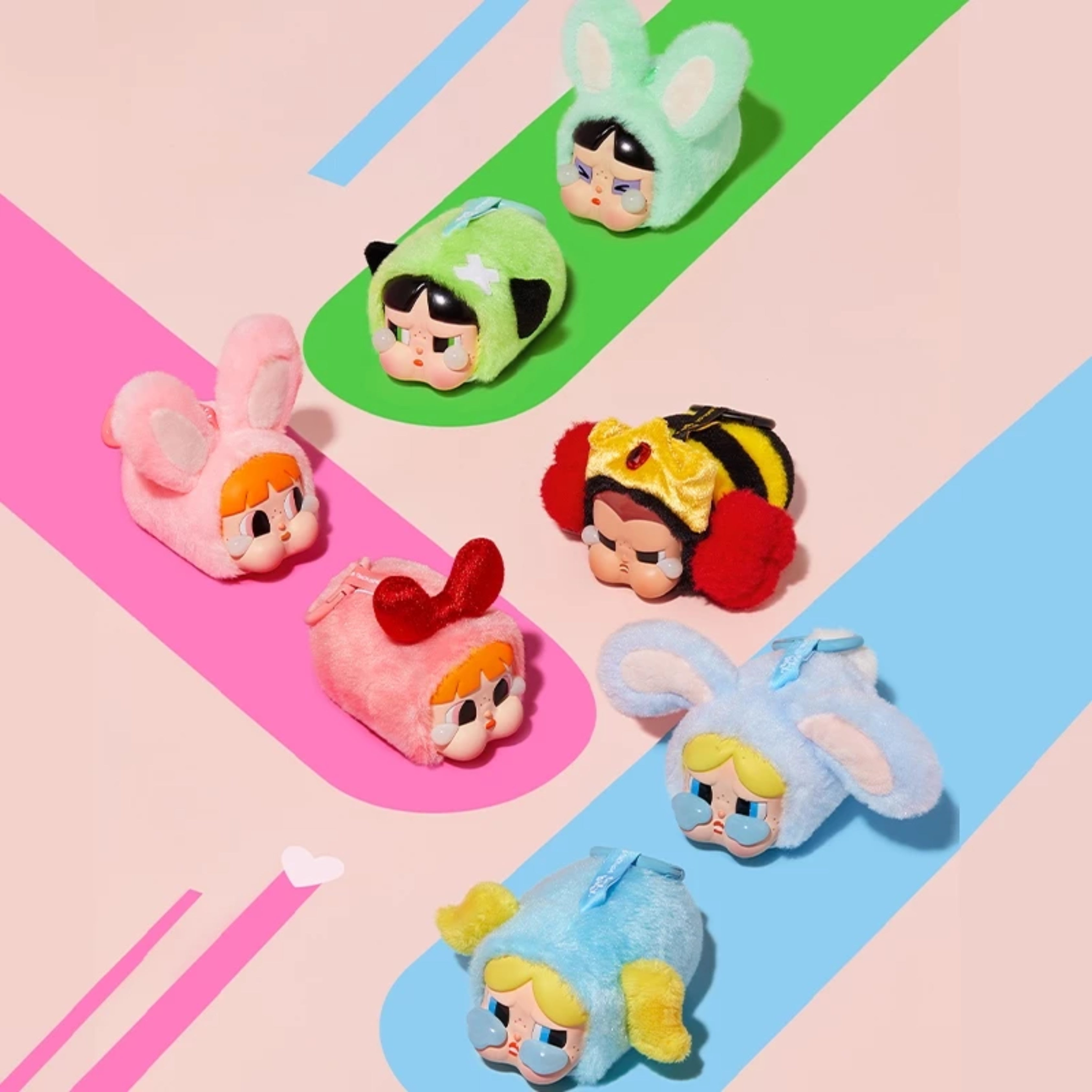 POP MART CRYBABY x Powerpuff Girls Series – Vinyl Face Plush Blind Box