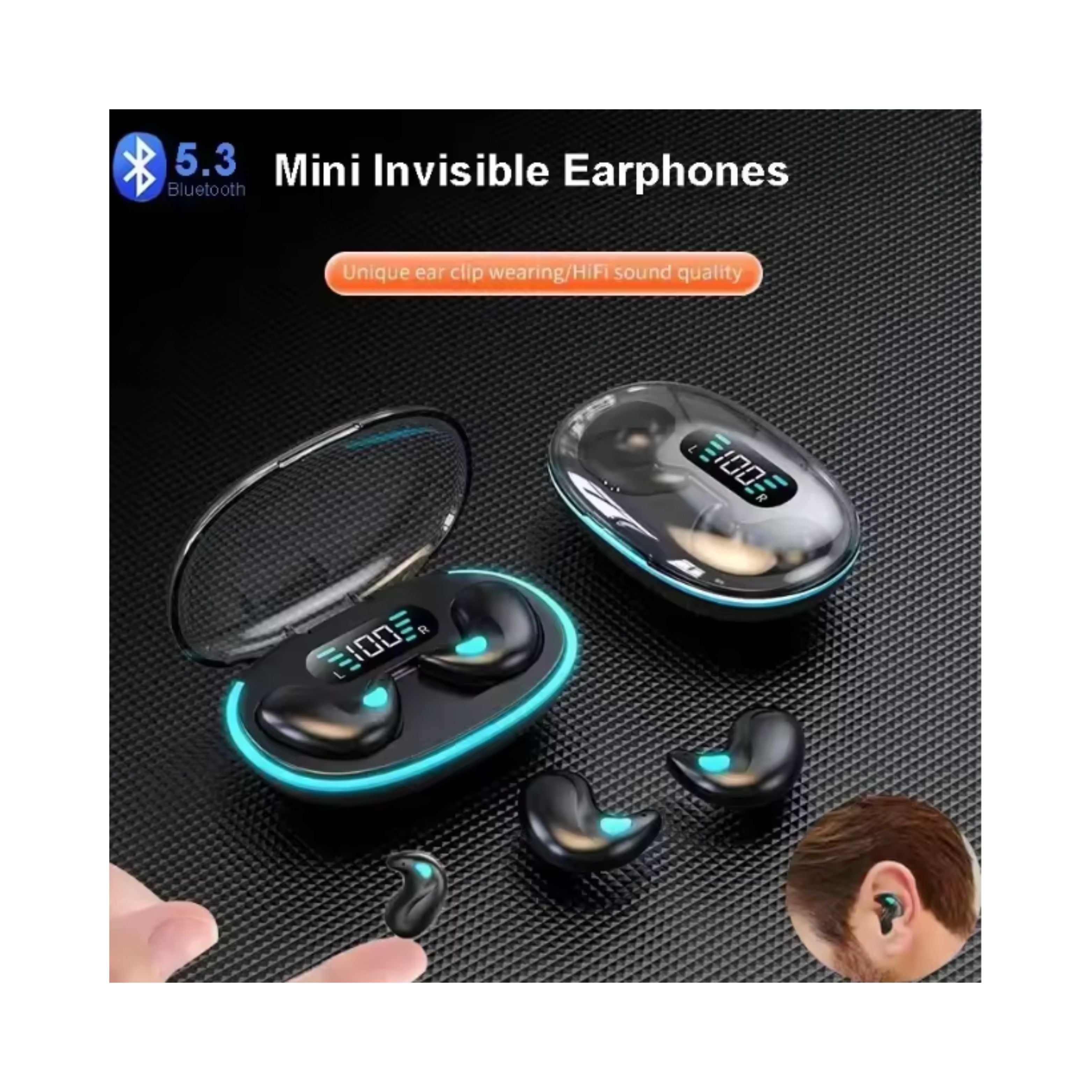 X55 Sleeping Earbuds Wireless Mini Headphones For Work