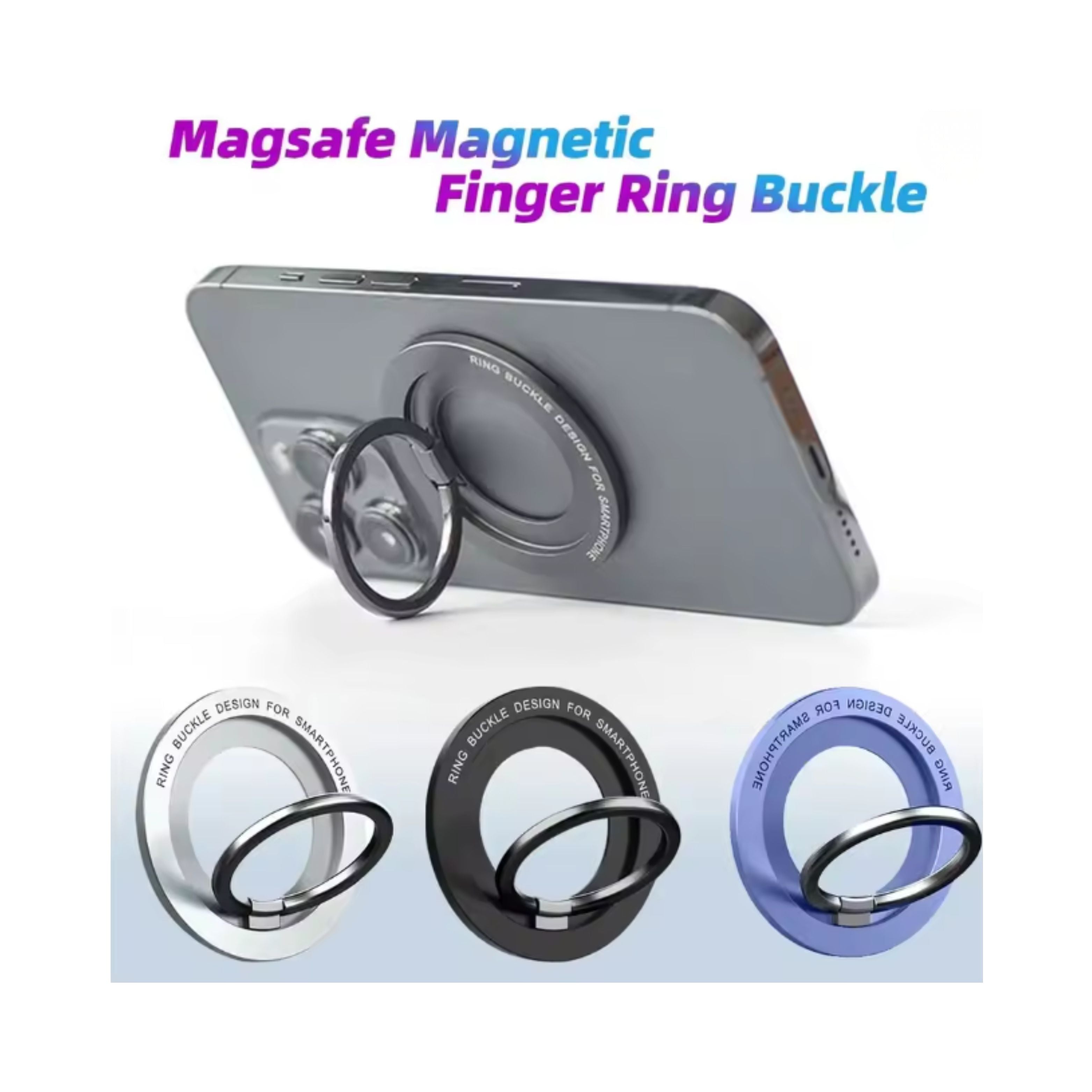 MagSafe Magnetic Phone Holder Ring Stand | Finger Grip Socket for iPhone 12 13 14 15 16 Pro Max