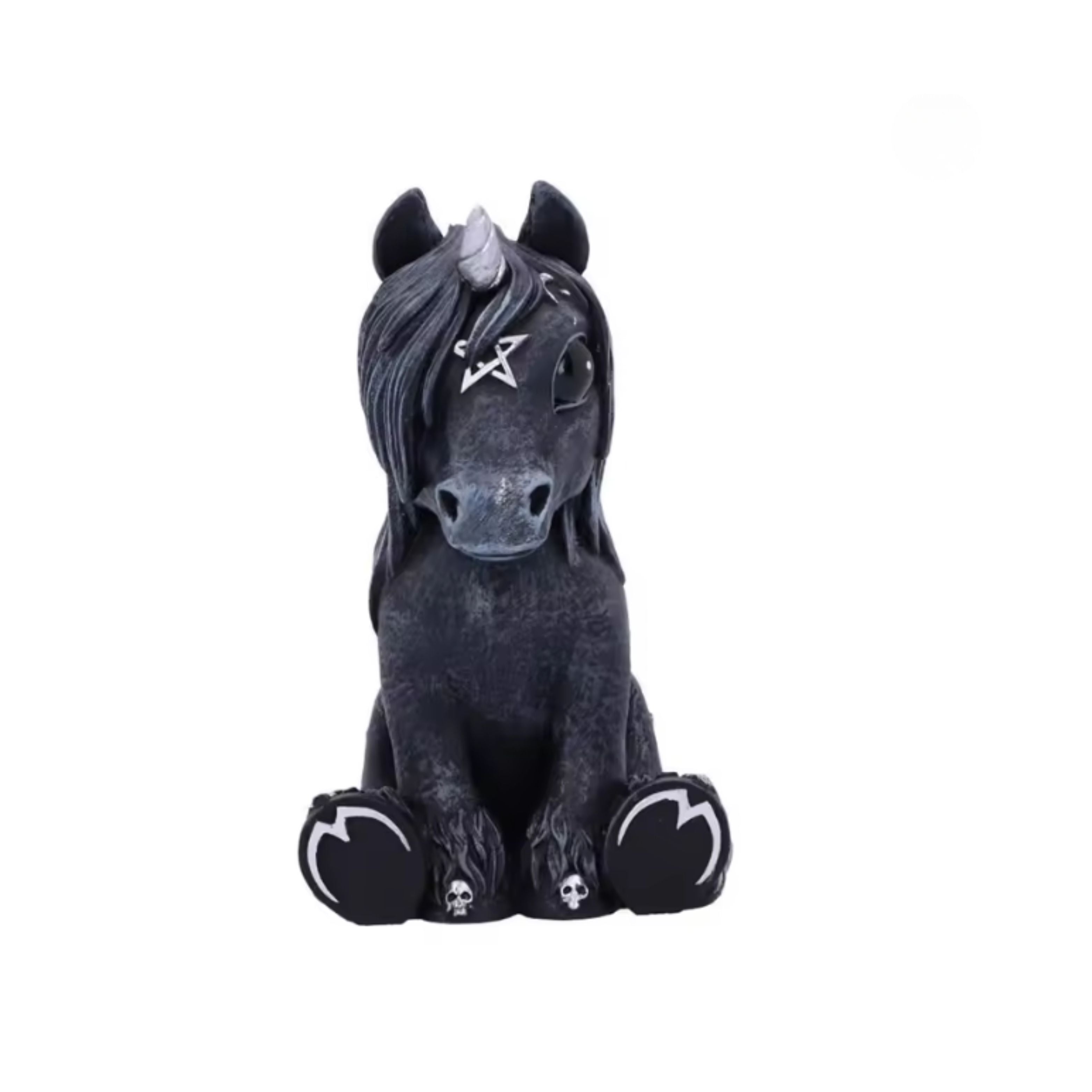 Halloween Magic Black Dragon Griffin Unicorn Statue