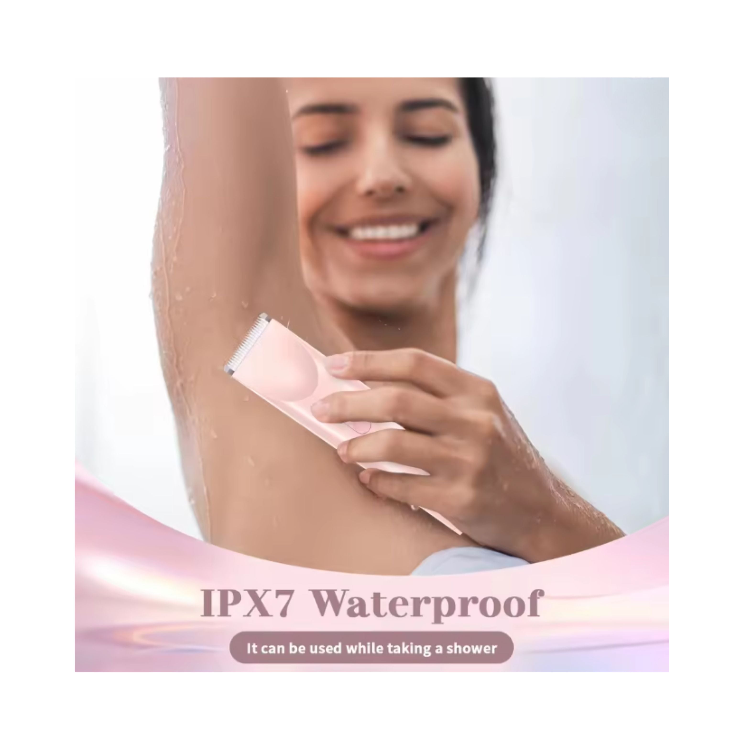 Rechargeable Dual-Head Lady Shaver & Body Hair Trimmer