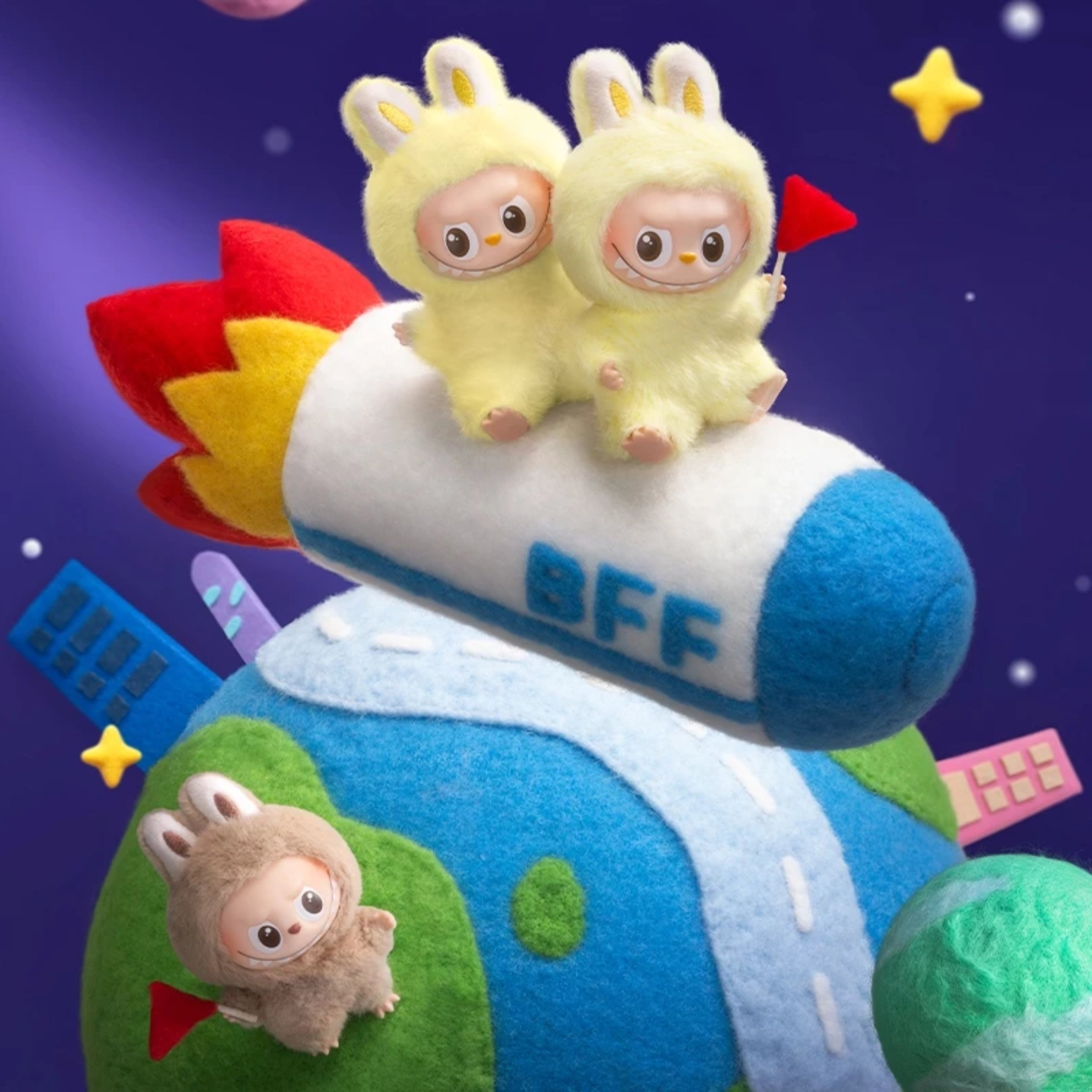 POP MART THE MONSTERS “Pin for Love” Series – Vinyl Plush Pendant Blind Box (N–Z)