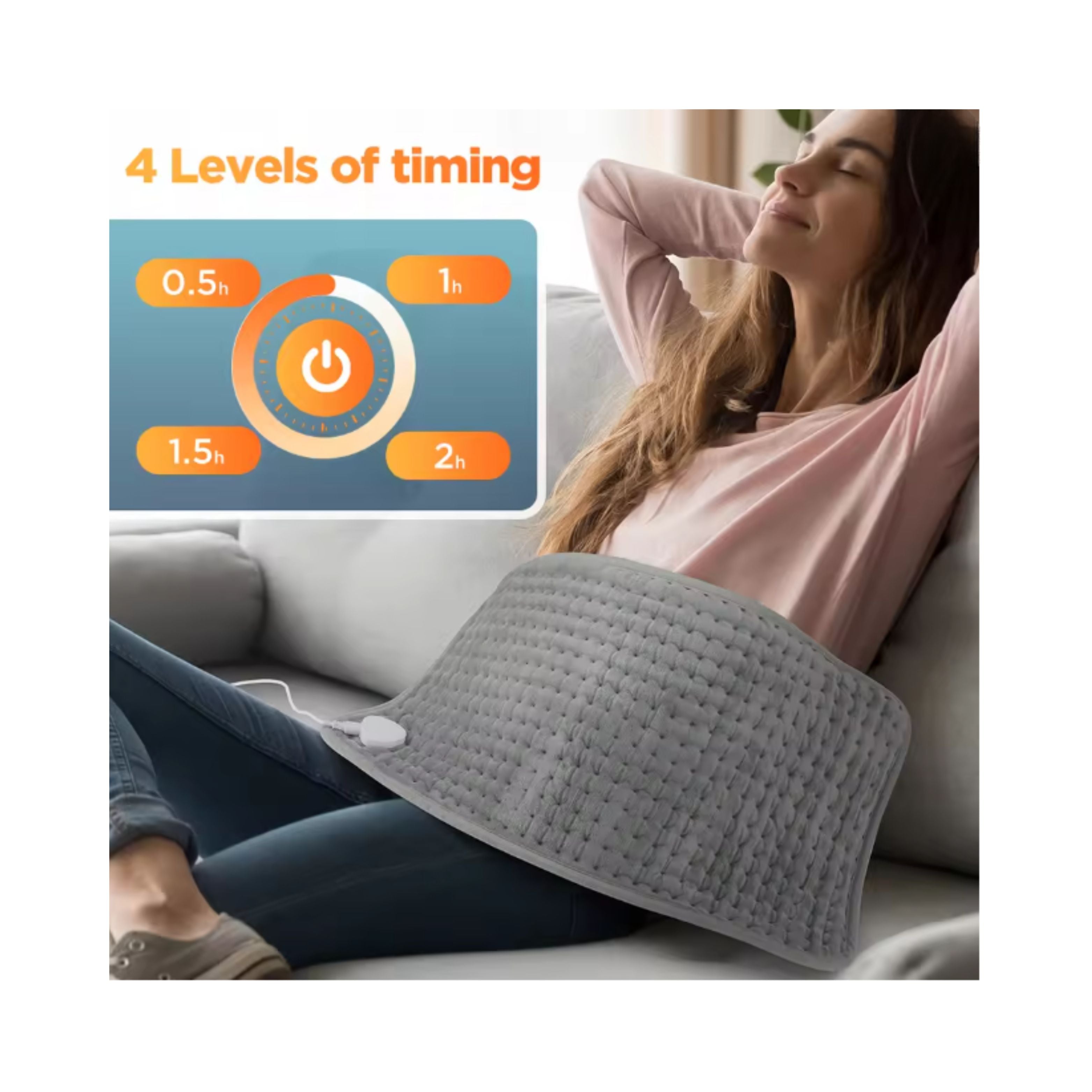 Electric Heating Pad 30×60 cm (9‑Level)