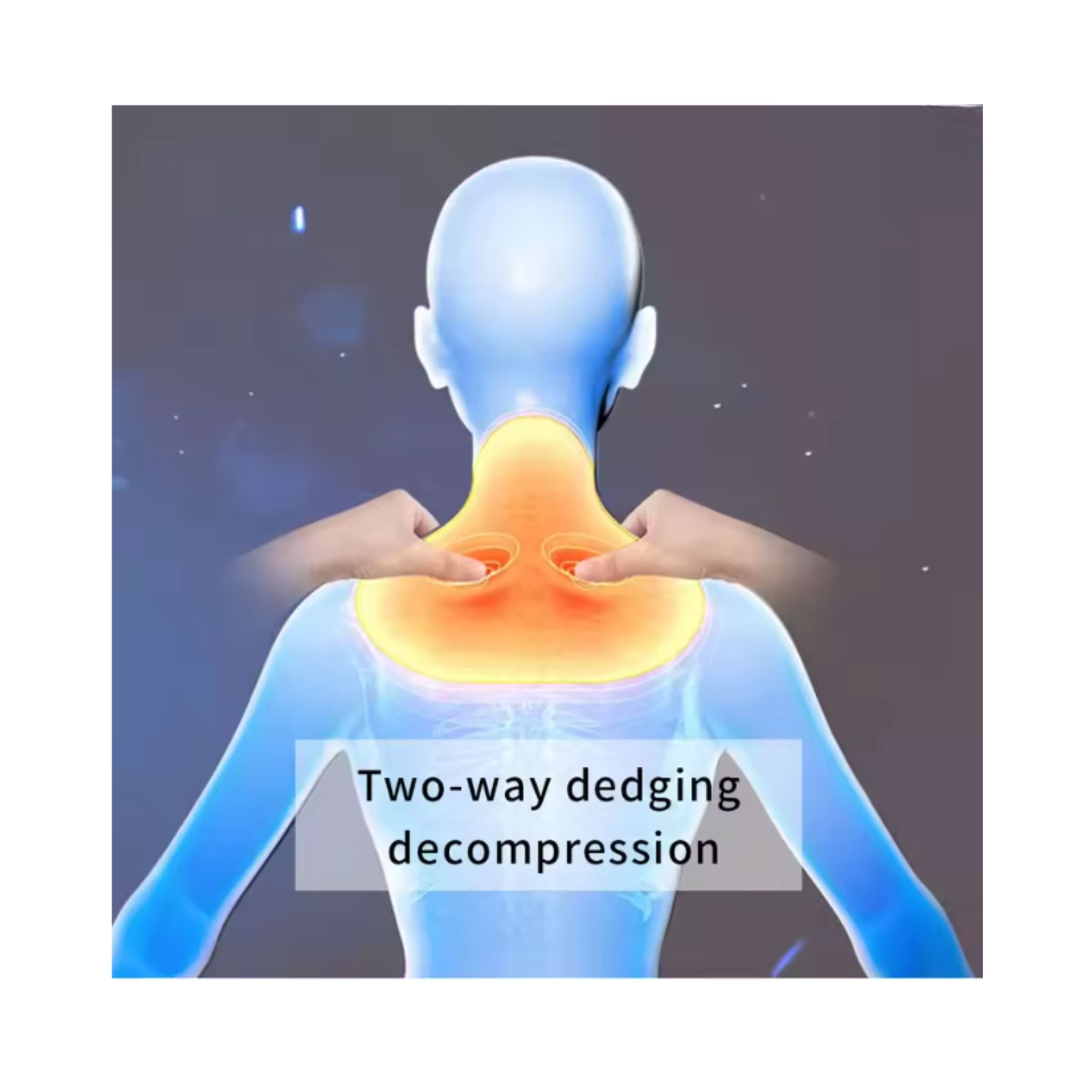 U‑Shape Wireless Electric Neck Back Massager