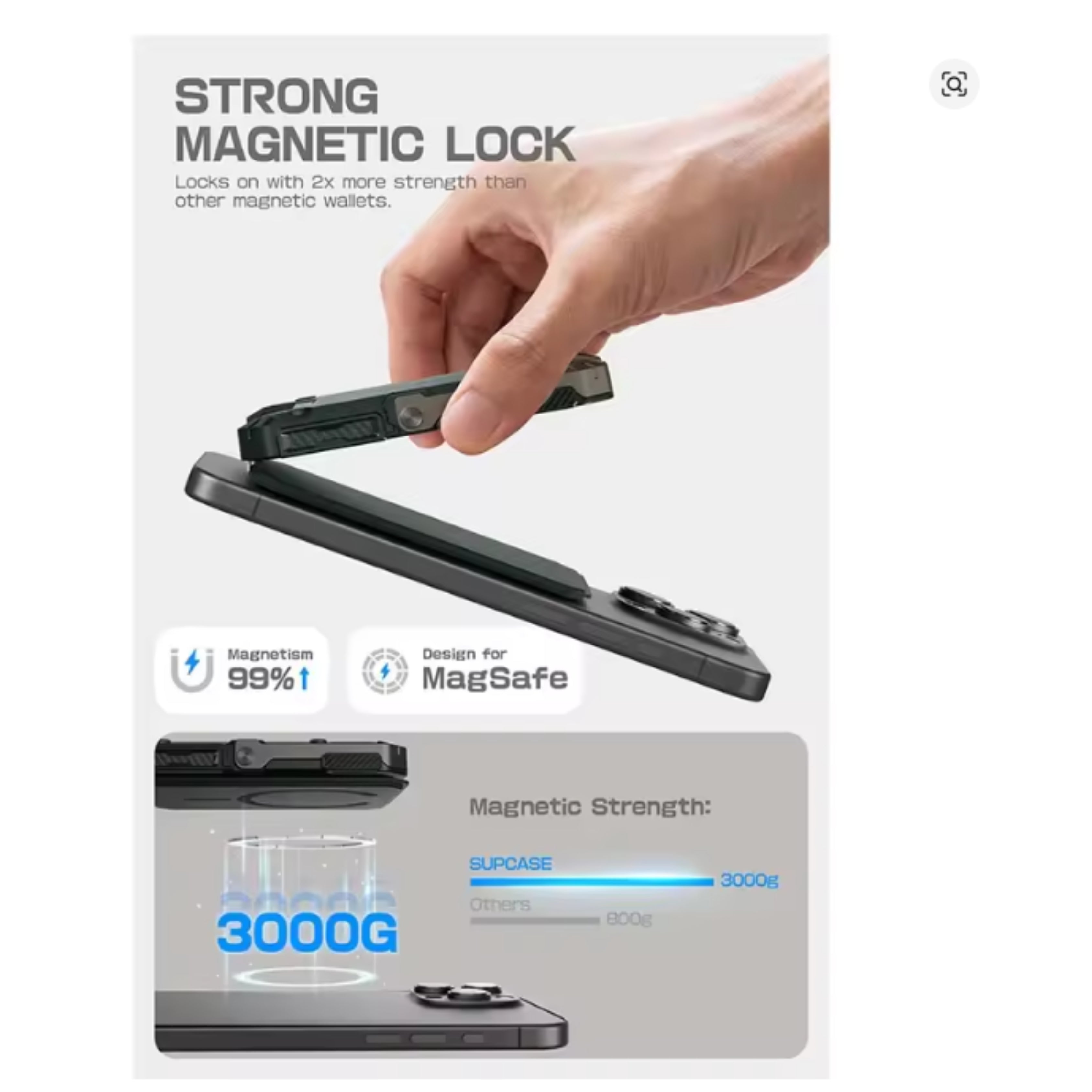 Magnetic Tripod Phone Stand Card Holder