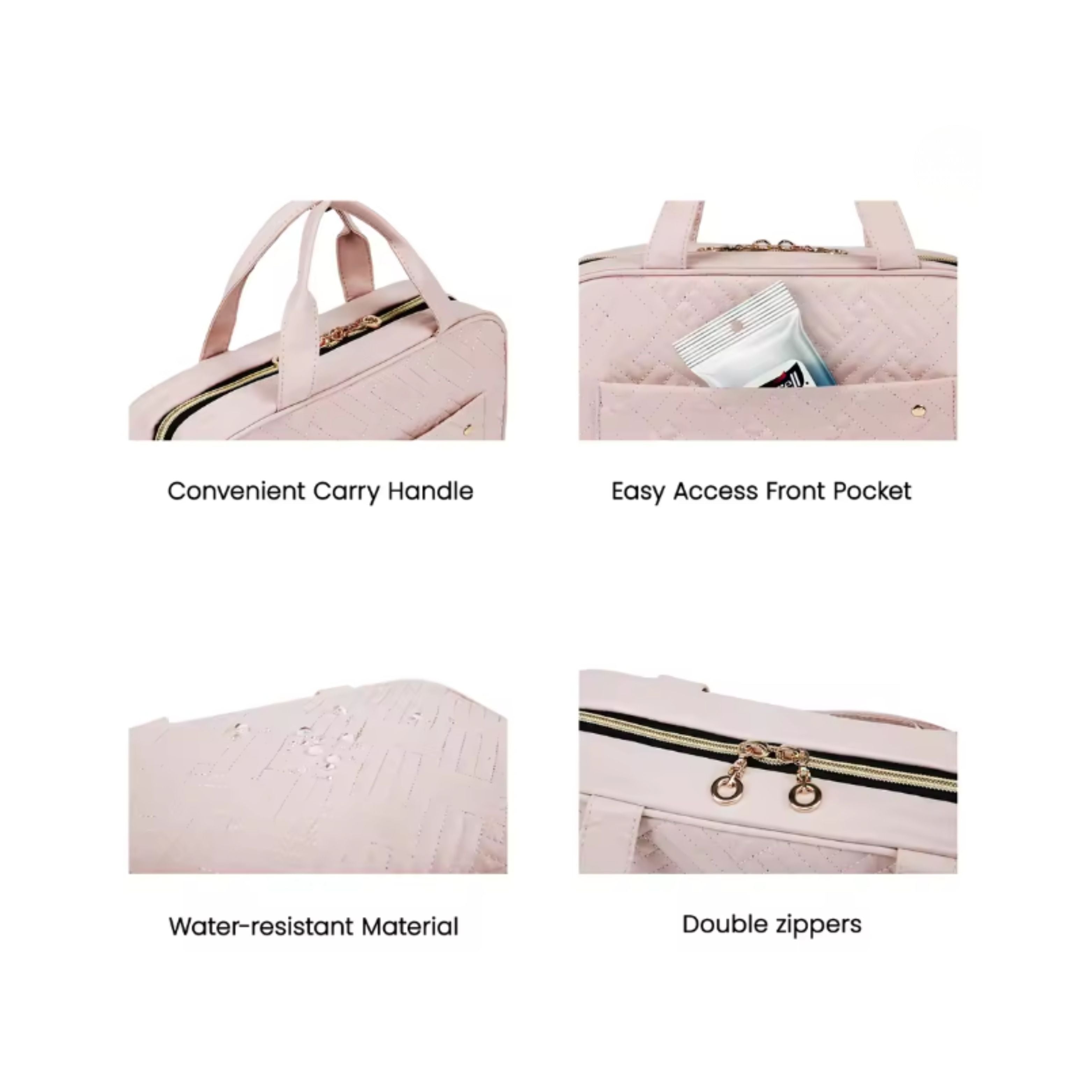 BAGSMART Space Saver Toiletry Bag (Hanging)