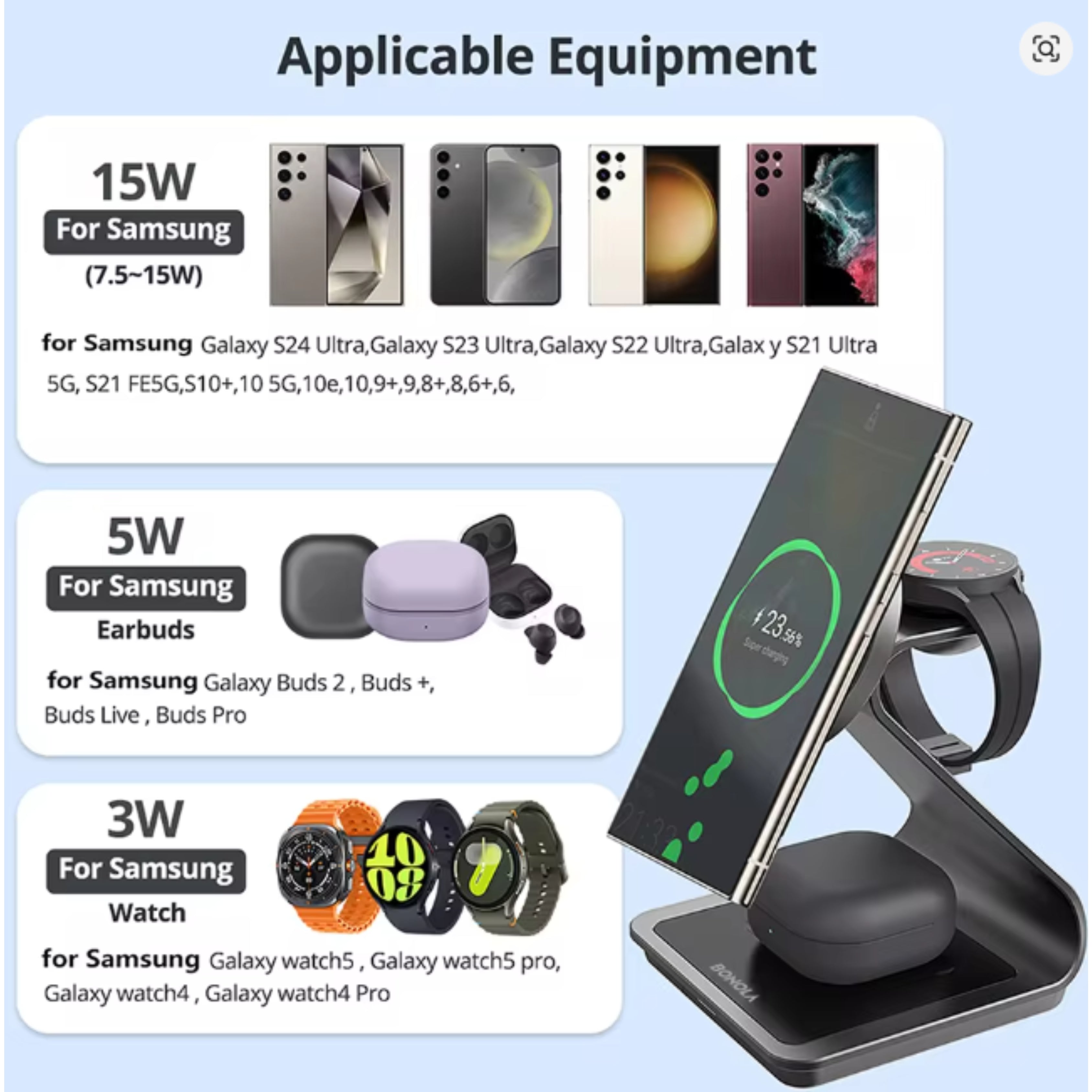 MagniCharge 3-in-1 Wireless Charging Station