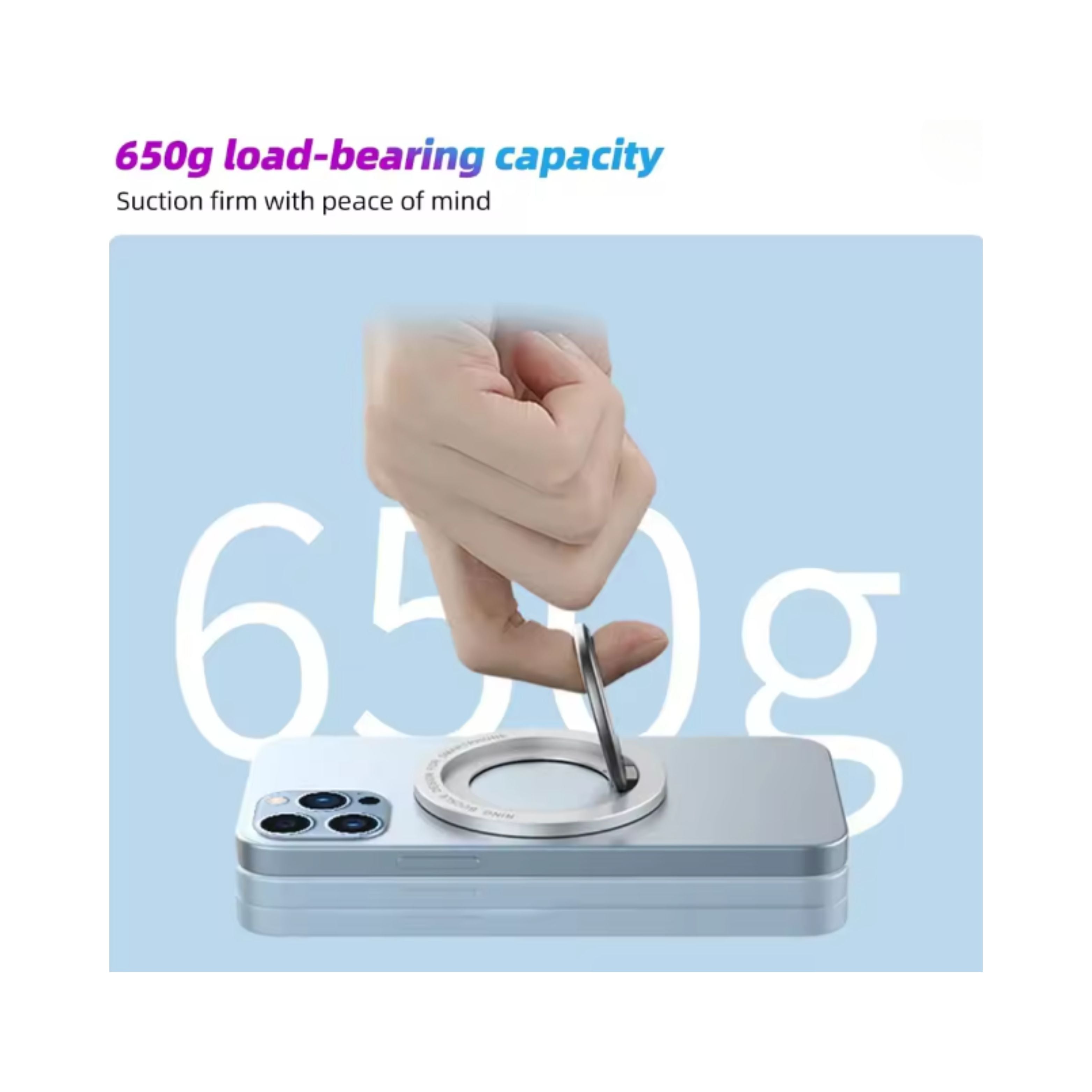 MagSafe Magnetic Phone Holder Ring Stand | Finger Grip Socket for iPhone 12 13 14 15 16 Pro Max