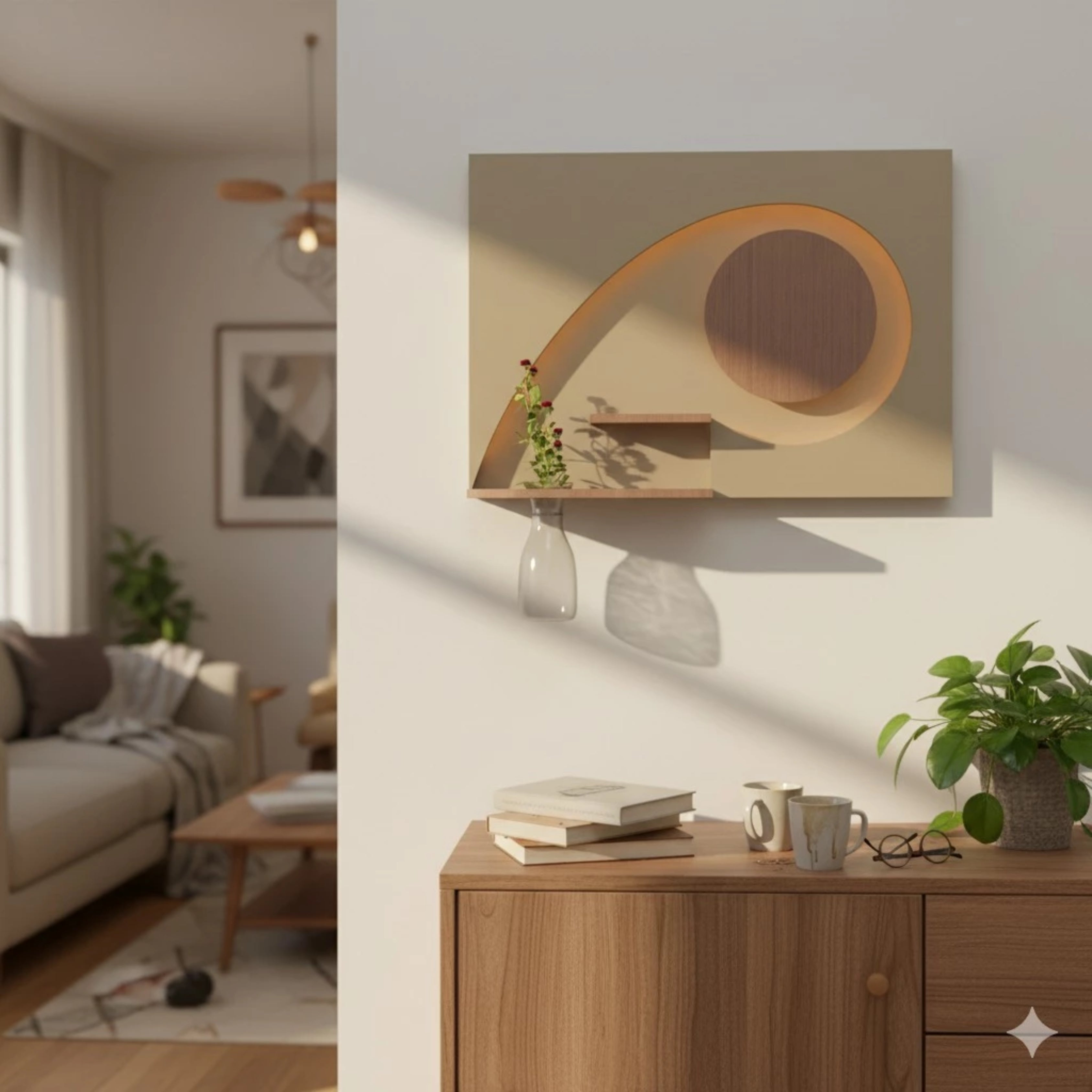 Dezayn LED Flower Frame LF-01 – Wall Light Decoration & Flower Rack Lamp