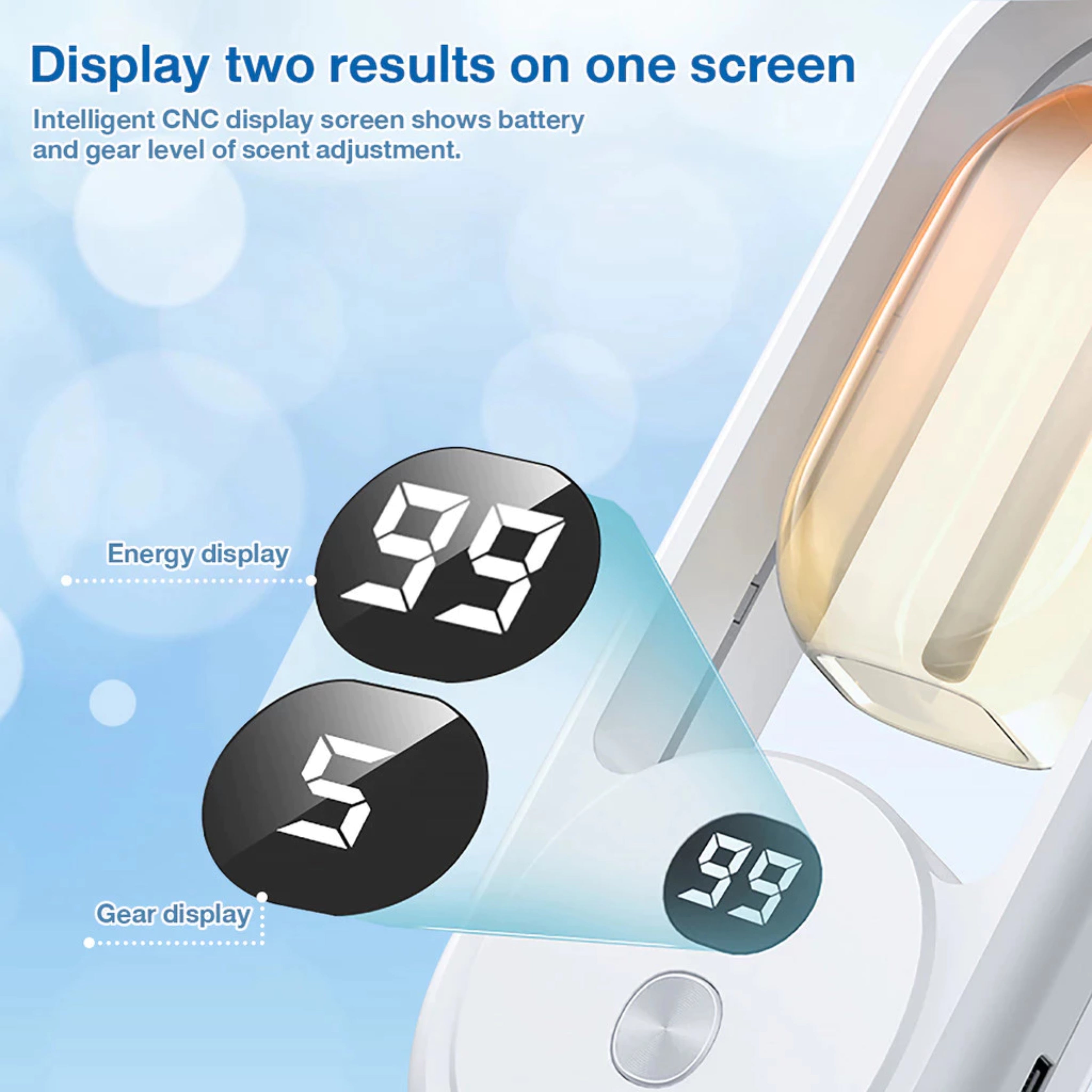 Gardenia Automatic Aromatherapy Diffuser USB Rechargeable Air Purifier & Room Freshener