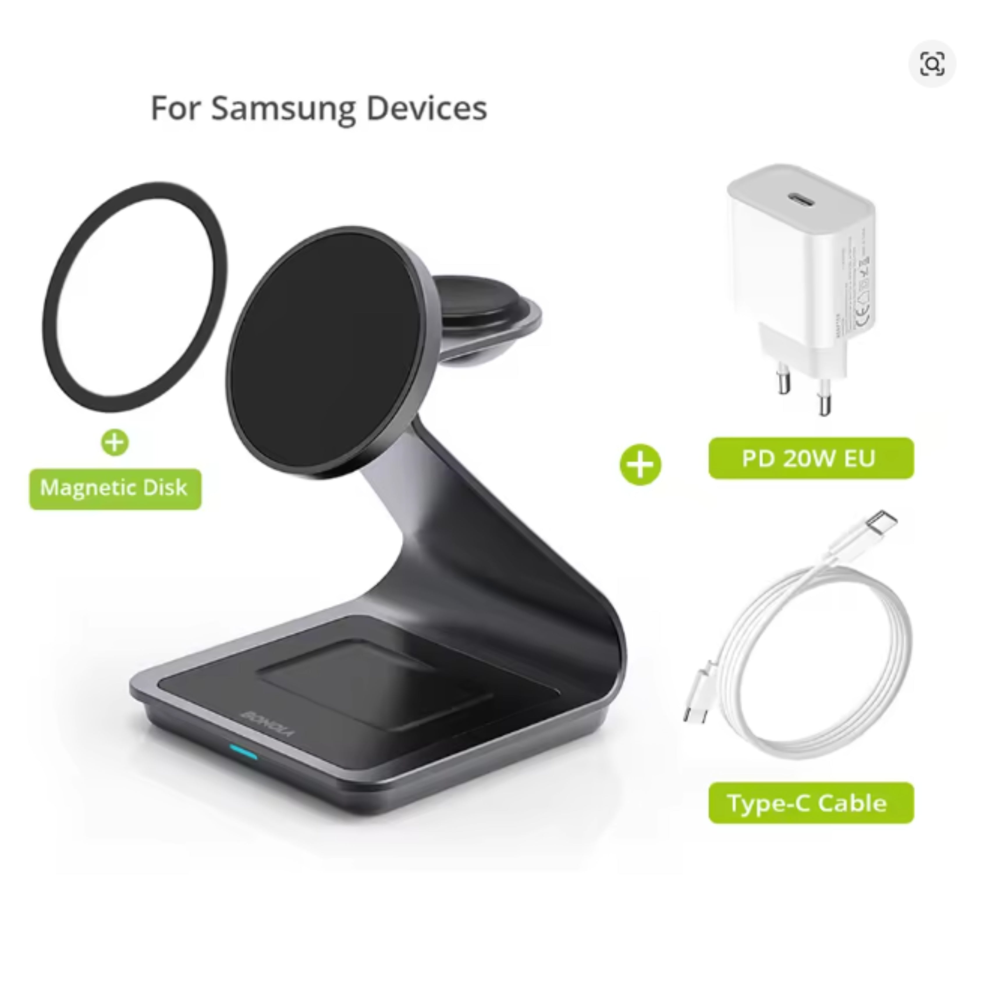 MagniCharge 3-in-1 Wireless Charging Station