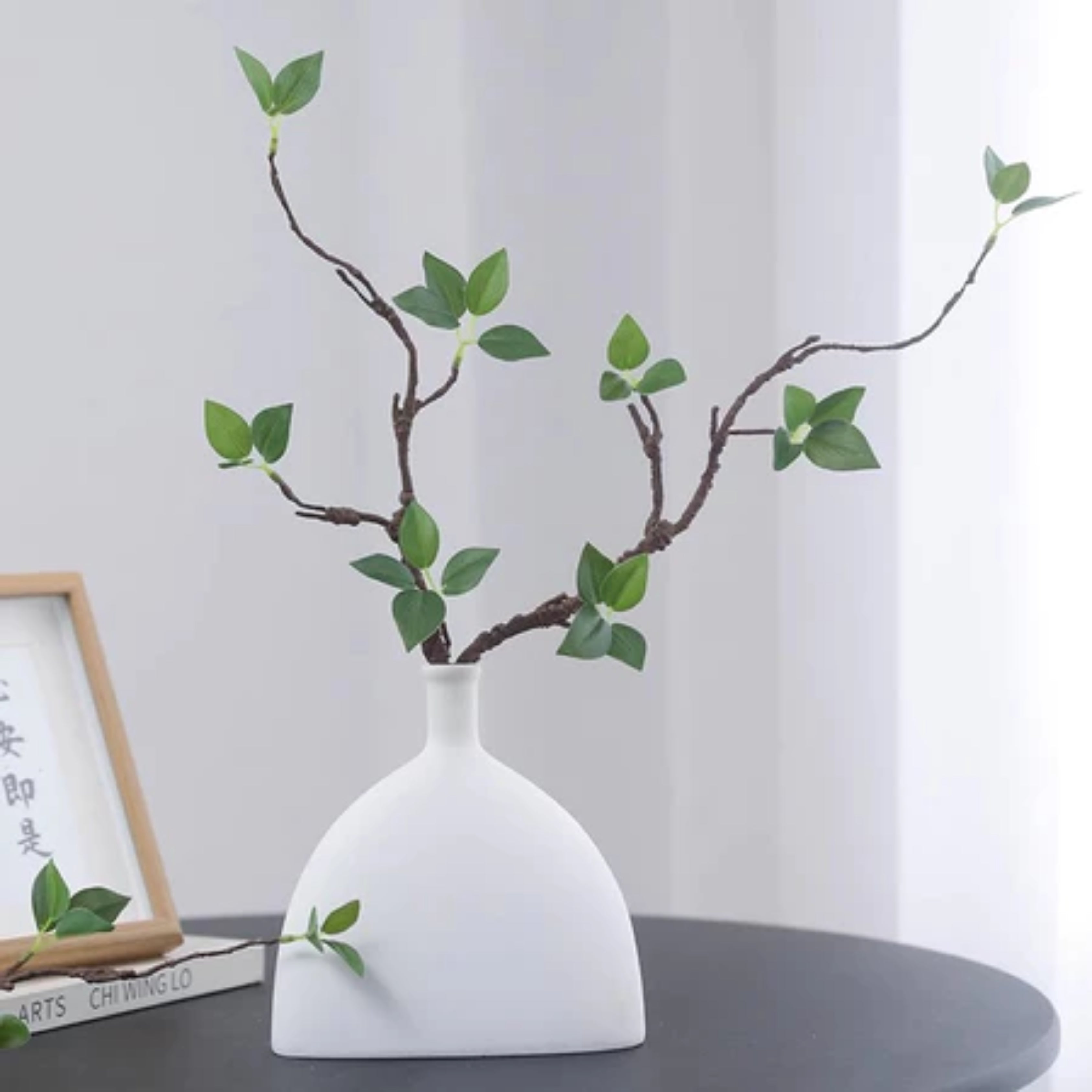 Modern Nordic Plastic Flower Vase Minimalist Home Decor for Dried Flowers