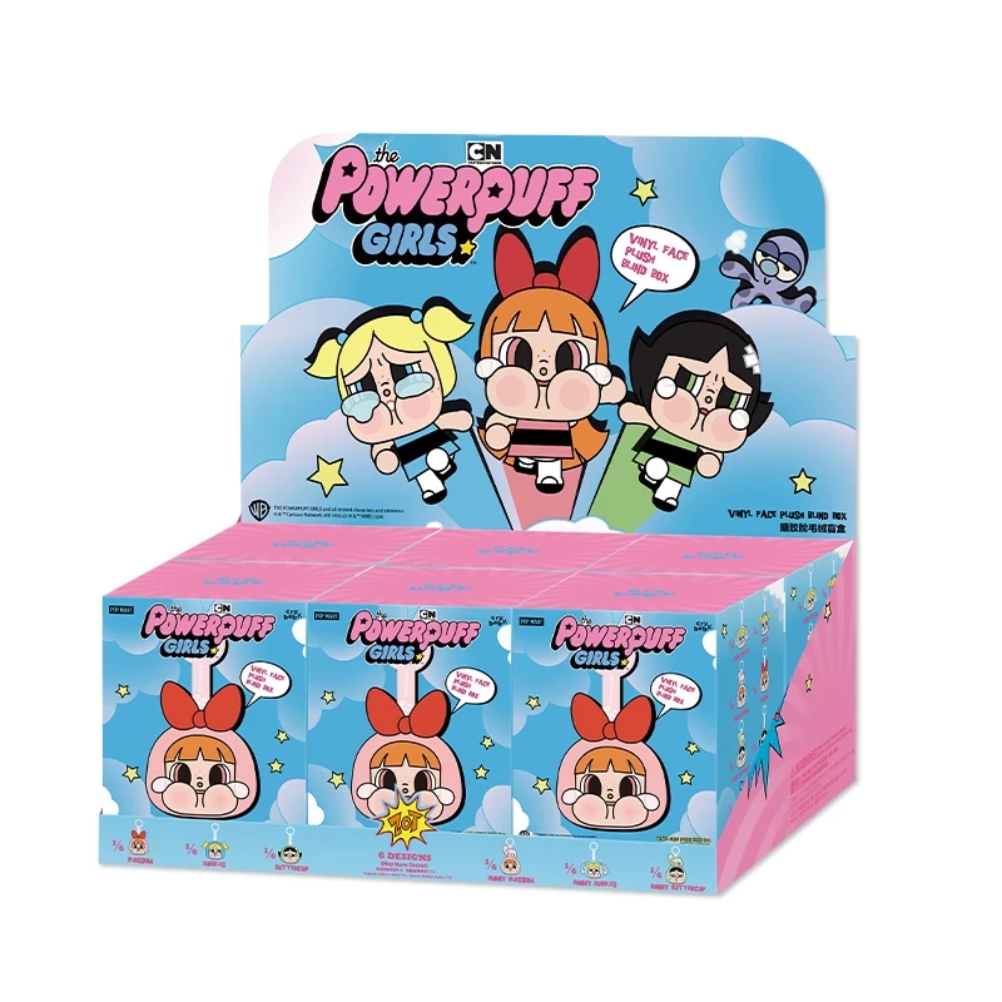 POP MART CRYBABY x Powerpuff Girls Series – Vinyl Face Plush Blind Box