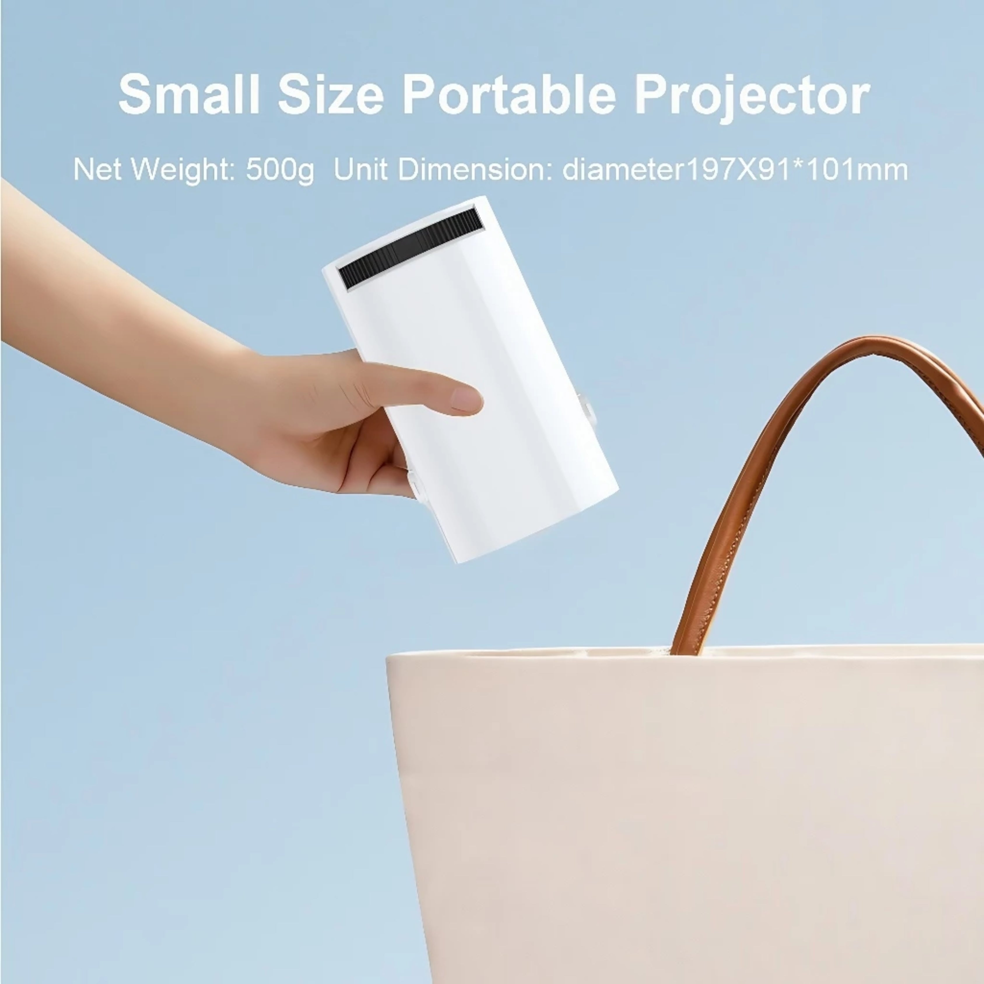 Magcubic HY300 Portable Projector 4K Home Cinema Android 13 Projector Portable 1080P Dual WiFi Bluetooth Large Screen Display