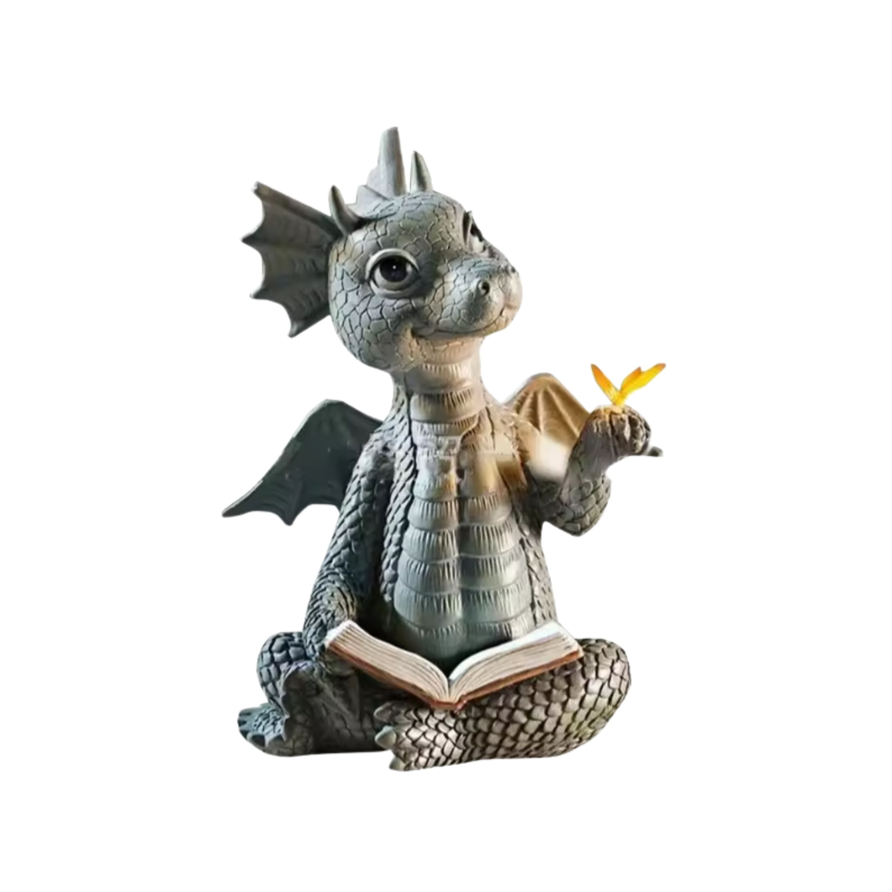 Dragonshaped Resin Giant Lawn Sculpture