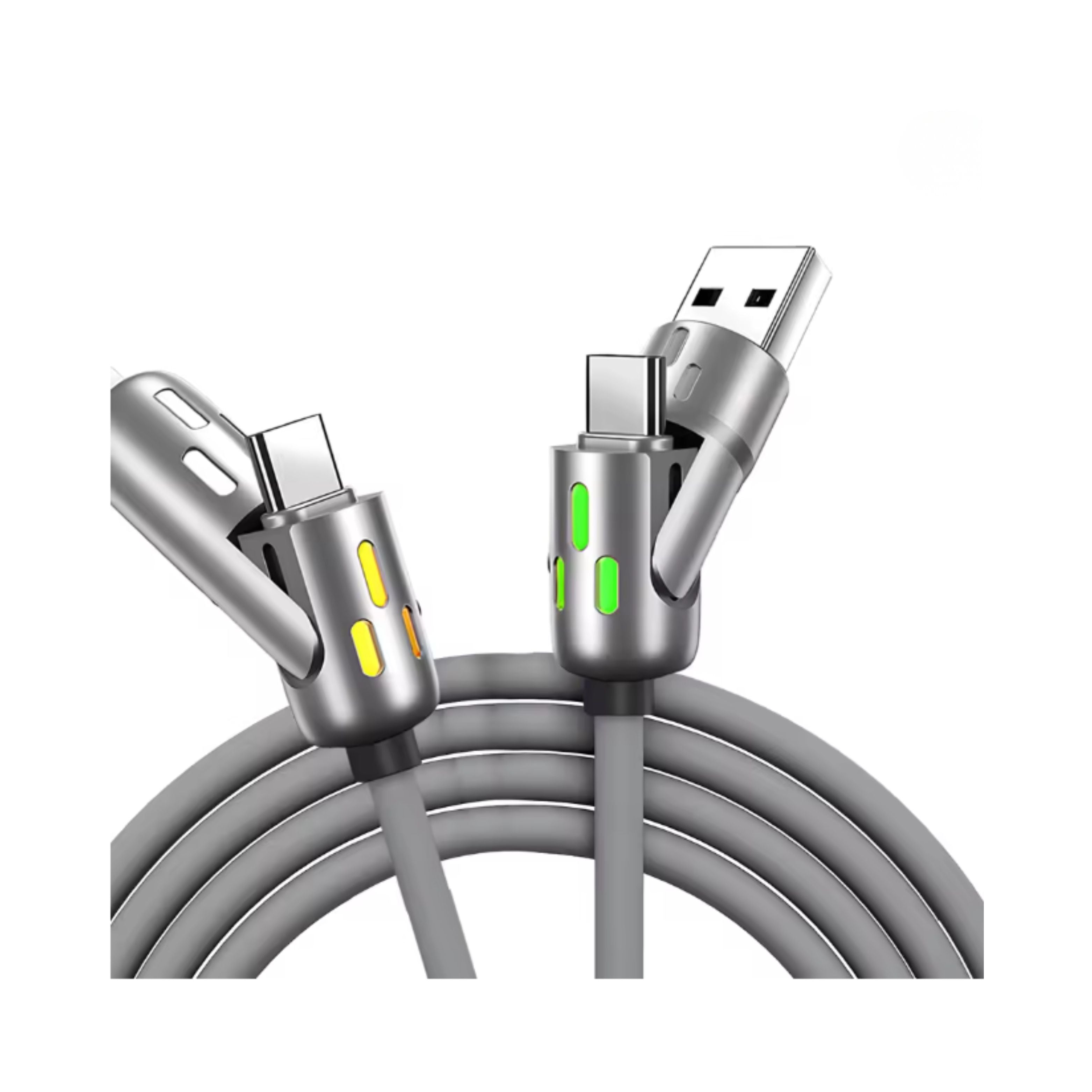 4-in-1 Fast-Charging Liquid Silicone USB-C Cable (240W, Multi-Device)