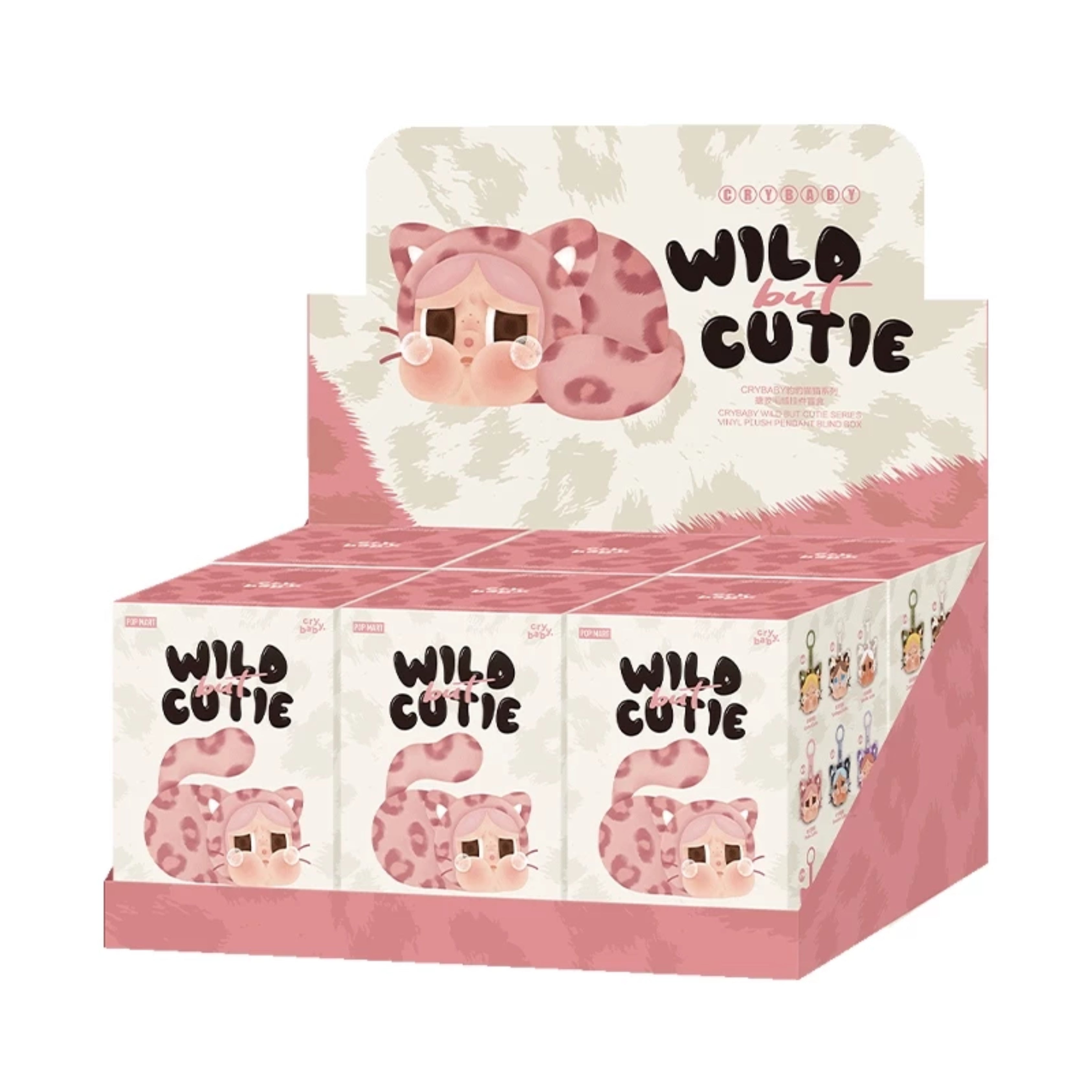 POP MART CRYBABY “Wild but Cutie” Series – Vinyl Plush Pendant Blind Box