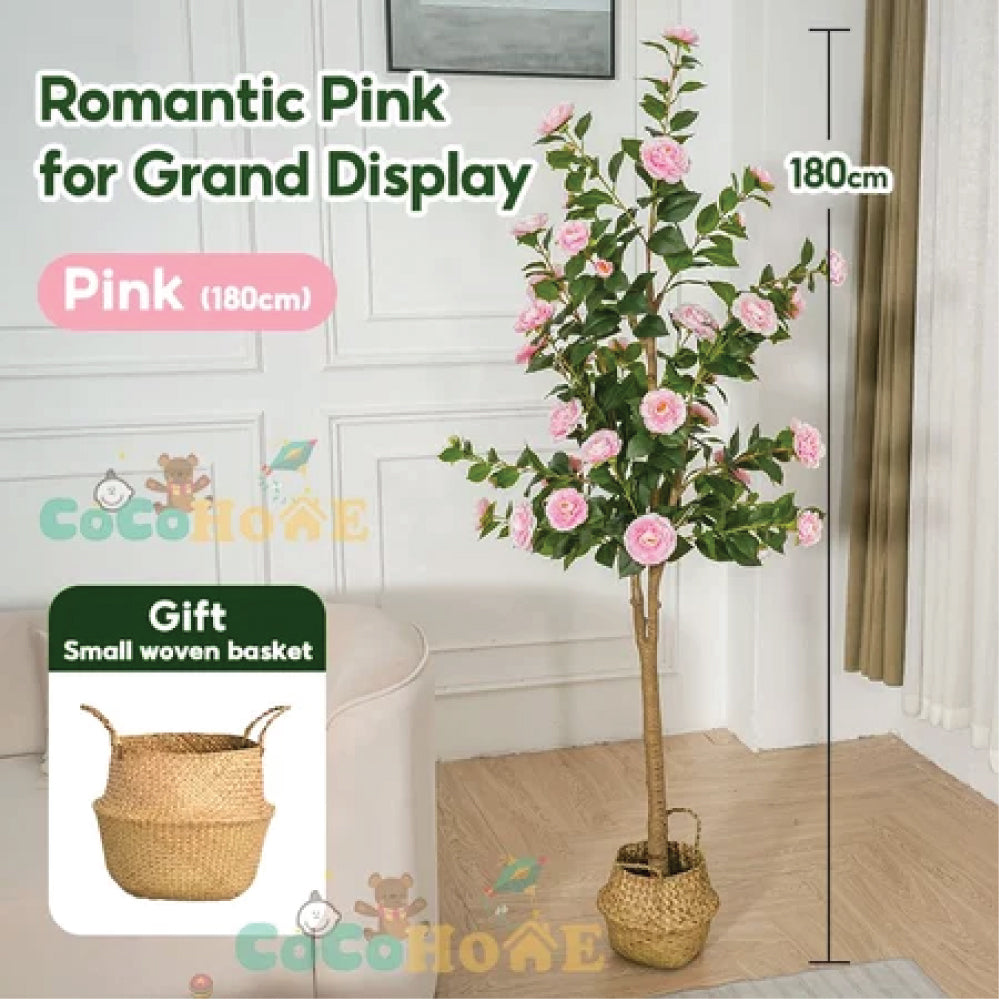 Artificial Olive Tree 4FT/5FT/6FT Tall Faux Indoor Plant with Basket – Fake Potted Olive Trees for Home & Office Decor