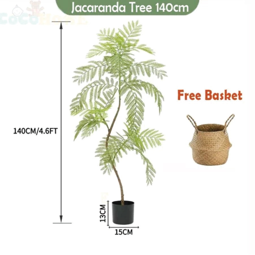 Artificial Olive Tree 4FT/5FT/6FT Tall Faux Indoor Plant with Basket – Fake Potted Olive Trees for Home & Office Decor