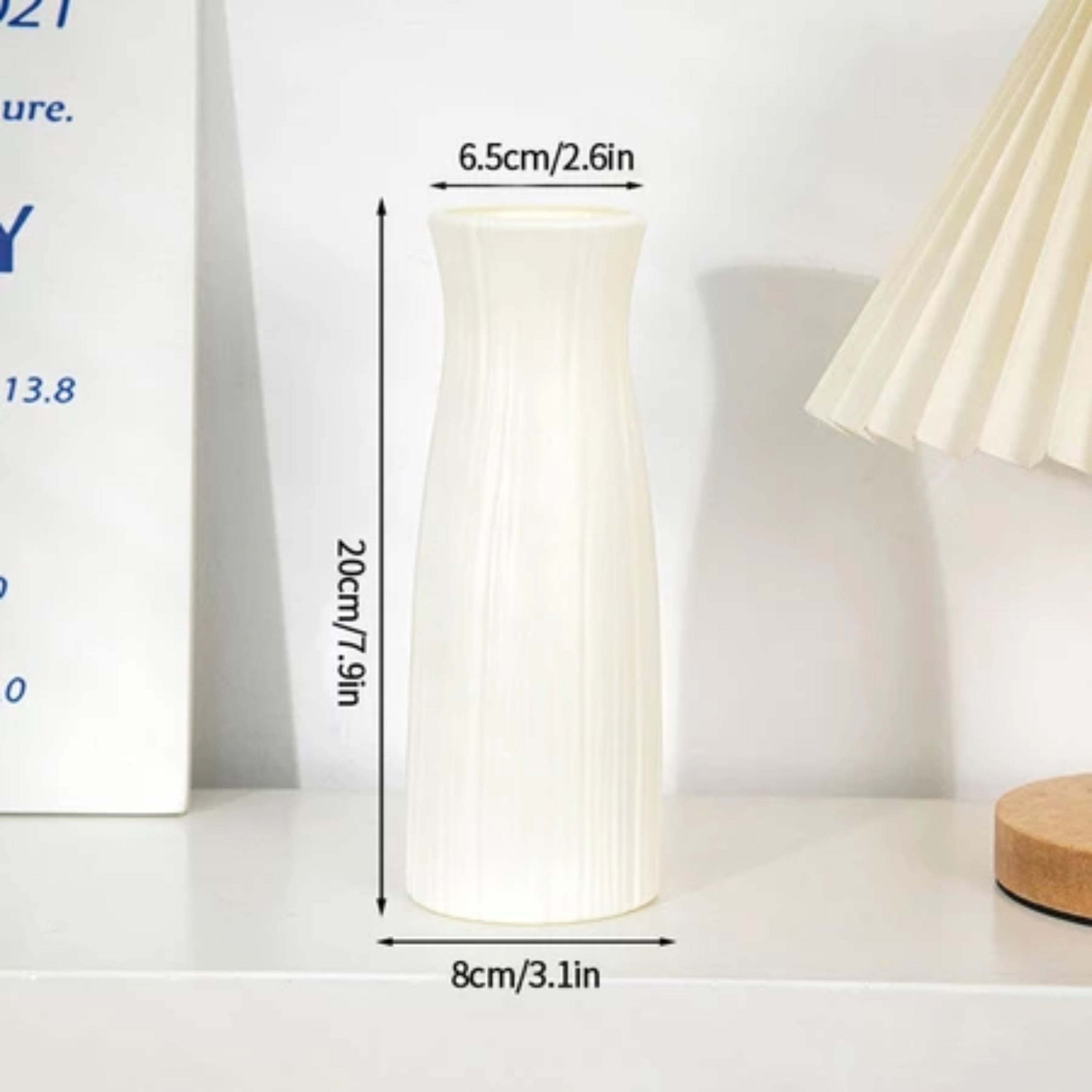 Modern Nordic Plastic Flower Vase Minimalist Home Decor for Dried Flowers